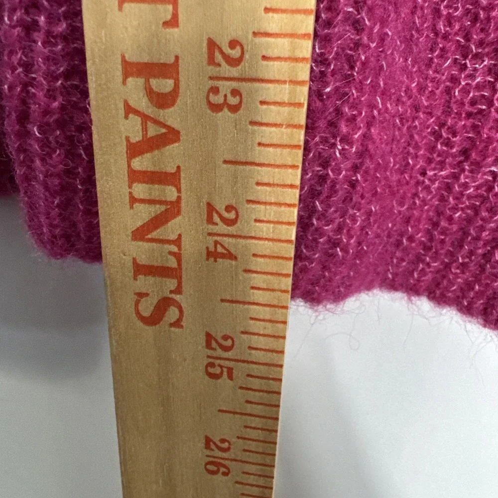 New‎ BANANA REPUBLIC magenta bright pink wool blend  sweater Large -NWT!